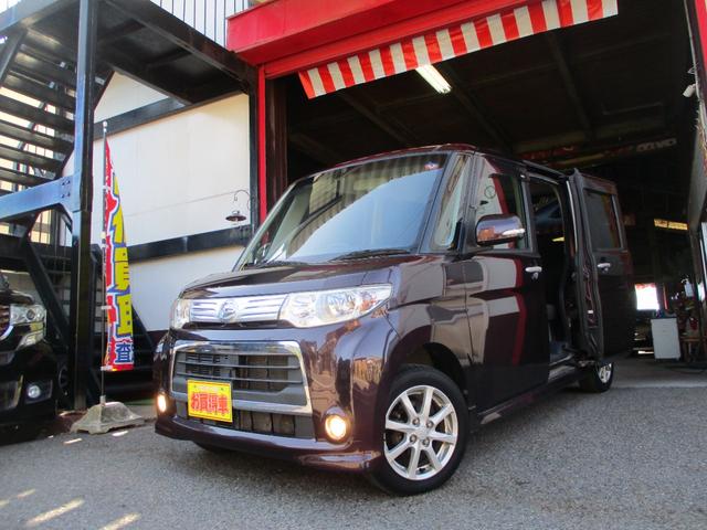 タント カスタムＬ　車検２年　後期モデル　禁煙車　ナビ　バックカメラ　ブルートゥース　ＴＶ　ＨＩＤヘッドライト　アルミ　フルエアロ　リアスポ　スマートキー　セキュリティ　フォグランプ　オートＡＣ　Ｔチェーン式エンジン（27枚目）
