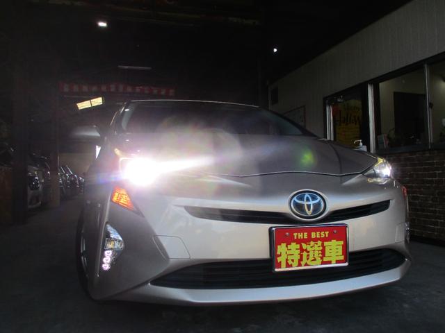 プリウス S ナビ ブルートゥース バックカメラ フルセグTV ドライブレコーダー ETC レーンキープアシスト コーナーセンサー スマートキー プッシュスタート HIDヘッドライト オートライト オートAC(5枚目)