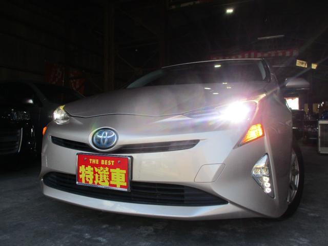 プリウス S ナビ ブルートゥース バックカメラ フルセグTV ドライブレコーダー ETC レーンキープアシスト コーナーセンサー スマートキー プッシュスタート HIDヘッドライト オートライト オートAC(6枚目)