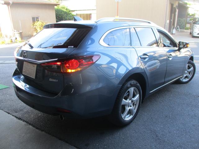 アテンザワゴン ＸＤ　Ｌパッケージ　車検２年　白本革シート　バックカメラ　シートヒーター　パワーシート　ブルートゥース　ナビ　フルセグＴＶ　ＥＴＣ　プッシュスタート　スマートキー　タイミングチェーン式エンジン　ターボ　禁煙車（9枚目）