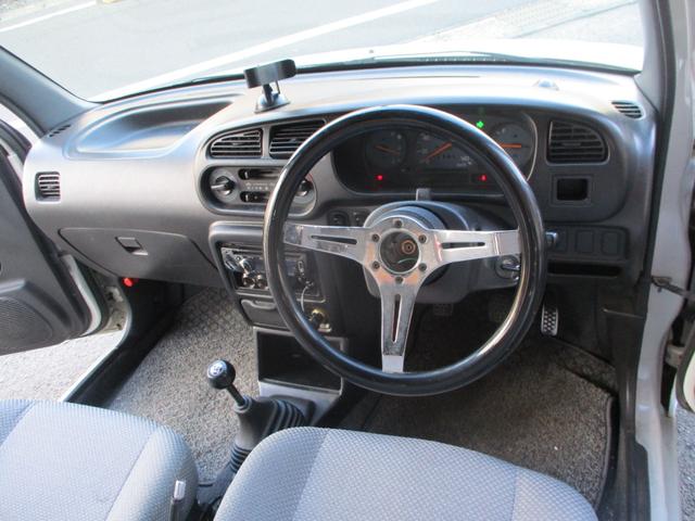 ミラ ＣＤ　５速ＭＴ　スポーツアルミホイール　スポーツマフラー　社外ハンドル　パワーウインドウ（14枚目）