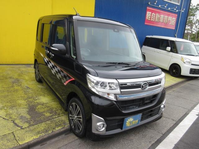 タント カスタムＲＳ　トップエディションＳＡＩＩ　ターボ　車検２年　禁煙車　フルセグ社外ナビ　Ｂｌｕｅｔｏｏｔｈ対応　ＤＶＤ再生　Ｒカメラ　プッシュスタート　スマートキー　両パワースライドドア　ＥＴＣ　衝突軽減ブレーキ　ＬＥＤ　オートエアコン　ＡＷ（9枚目）