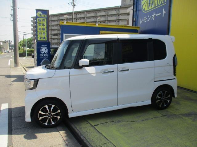 Ｎ－ＢＯＸカスタム Ｇ・Ｌホンダセンシング　グー故障診断済　車検２年　１年保証　禁煙　フルセグ純正ナビ　Ｂｌｕｅｔｏｏｔｈ　ＤＶＤ　Ｒカメ　プッシュスタート　スマートキー　ＥＴＣ　パワ－スライドドア　衝突軽減ブレーキ　クルコン　ＬＥＤ　ＡＷ（13枚目）