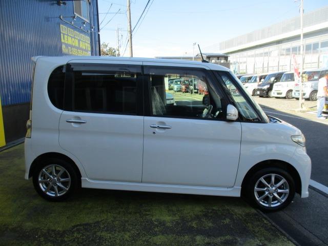 タント カスタムＬ　グー故障診断済　車検２年　保証　禁煙　フルセグ社外ナビ　ＤＶＤ　スマートキー　ＥＴＣ　スライドドア　オートエアコン　ＨＩＤ　フォグライト　ウインカーミラー　ベンチシート　フルフラット　ＡＷ　取説（11枚目）
