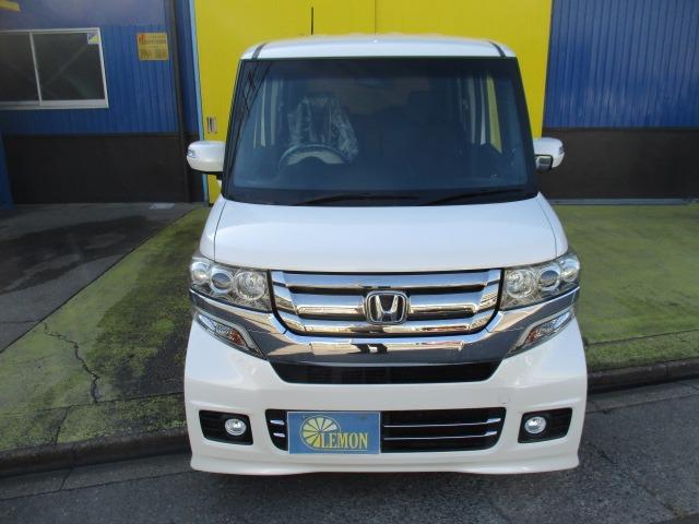 Ｎ－ＢＯＸカスタム Ｇ・Ｌパッケージ　グー故障診断済　車検２年　整備付　保証　禁煙　フルセグ社外ナビ　Ｂｌｕｅｔｏｏｔｈ　ＤＶＤ　Ｒカメ　プッシュスタート　スマートキー　ＥＴＣ　パワ－スライドドア　ＨＩＤ　フォグライト　ウインカーミラー（9枚目）