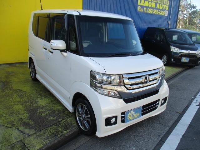 Ｎ－ＢＯＸカスタム Ｇ・Ｌパッケージ　グー故障診断済　車検２年　整備付　保証　禁煙　フルセグ社外ナビ　Ｂｌｕｅｔｏｏｔｈ　ＤＶＤ　Ｒカメ　プッシュスタート　スマートキー　ＥＴＣ　パワ－スライドドア　ＨＩＤ　フォグライト　ウインカーミラー（10枚目）