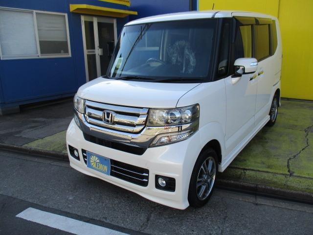 Ｎ－ＢＯＸカスタム Ｇ・Ｌパッケージ　グー故障診断済　車検２年　整備付　保証　禁煙　フルセグ社外ナビ　Ｂｌｕｅｔｏｏｔｈ　ＤＶＤ　Ｒカメ　プッシュスタート　スマートキー　ＥＴＣ　パワ－スライドドア　ＨＩＤ　フォグライト　ウインカーミラー（16枚目）