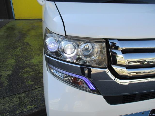Ｎ－ＢＯＸカスタム Ｇ・Ｌパッケージ　グー故障診断済　車検２年　整備付　保証　禁煙　フルセグ社外ナビ　Ｂｌｕｅｔｏｏｔｈ　ＤＶＤ　Ｒカメ　プッシュスタート　スマートキー　ＥＴＣ　パワ－スライドドア　ＨＩＤ　フォグライト　ウインカーミラー（58枚目）