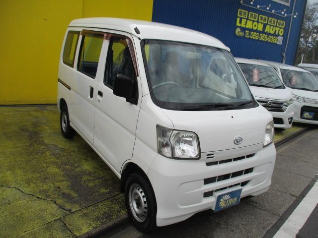 ハイゼットカーゴ スペシャル　ハイルーフ　グー故障診断済　車検２年　整備付　保証　禁煙　最大積載量３５０ｋｇ　純正ラジオ　両スライドドア　集中ロック　ドアミラー　ドアバイザー　レベライザー　フルフラット（10枚目）