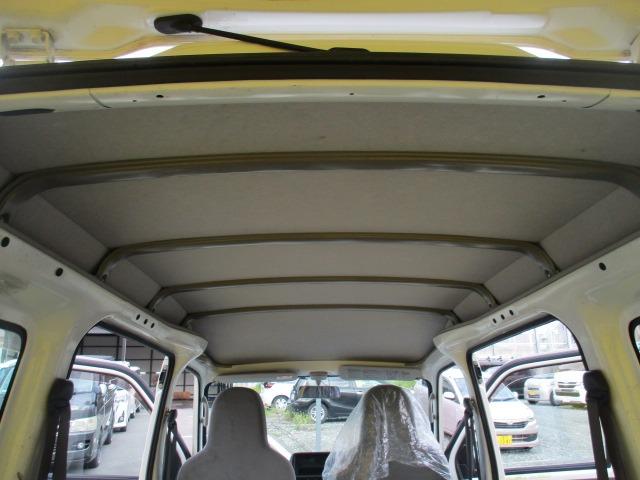 ハイゼットカーゴ スペシャル　ハイルーフ　グー故障診断済　車検２年　整備付　保証　禁煙　最大積載量３５０ｋｇ　純正ラジオ　両スライドドア　集中ロック　ドアミラー　ドアバイザー　レベライザー　フルフラット（48枚目）