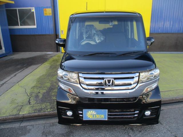 N-BOXカスタム G・Lパッケージ グー故障診断済 車検2年 整備付 保証 禁煙 フルセグ純正ナビ Bluetooth DVD Rカメ プッシュスタート スマートキー ETC パワ-スライドドア オートエアコン HID AW 取説(9枚目)
