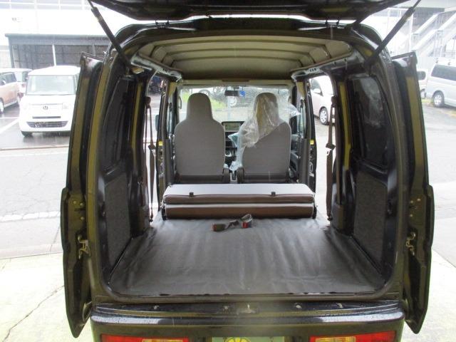 ハイゼットカーゴ ＤＸ　ハイルーフ　グー故障診断済　車検２年　整備付　保証　禁煙　最大積載量３５０ｋｇ　フルセグ純正ナビ　ＤＶＤ　Ｒカメ　両スライドドア　集中ロック　パワーウインドウ　ドアミラー　ドアバイザー　フルフラット（51枚目）