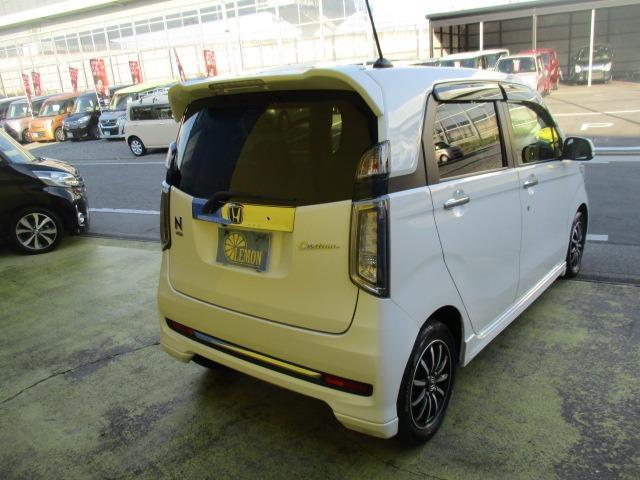 N-WGNカスタム G・Lパッケージ グー故障診断済 車検2年 整備付 保証 禁煙 フルセグ純正ナビ Bluetooth DVD Rカメ プッシュスタート スマートキー ETC ドラレコ クルコン HID オートエアコン AW 取説(12枚目)