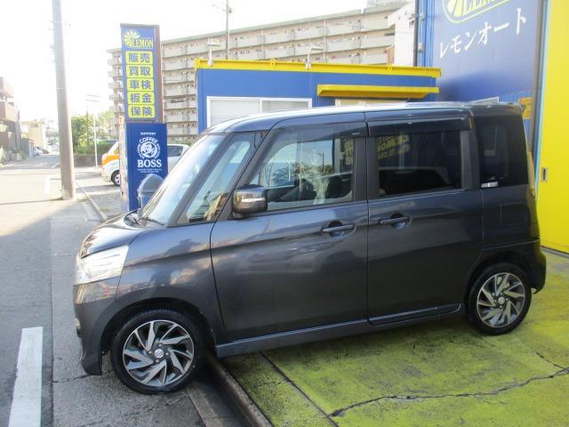 スペーシアカスタム TS ターボ 車検2年 禁煙 フルセグ純正ナビ Bluetooth DVD Rカメ プッシュスタート スマートキー ETC 両パワ-スライドドア HID オートエアコン AW 取説(15枚目)