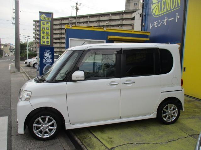 タント Gスペシャル グー故障診断済 車検2年 整備付 保証 禁煙 フルセグ社外ナビ DVD スマートキー パワースライドドア オートエアコン ウインカーミラー ベンチシート フルフラット AW 取説(15枚目)