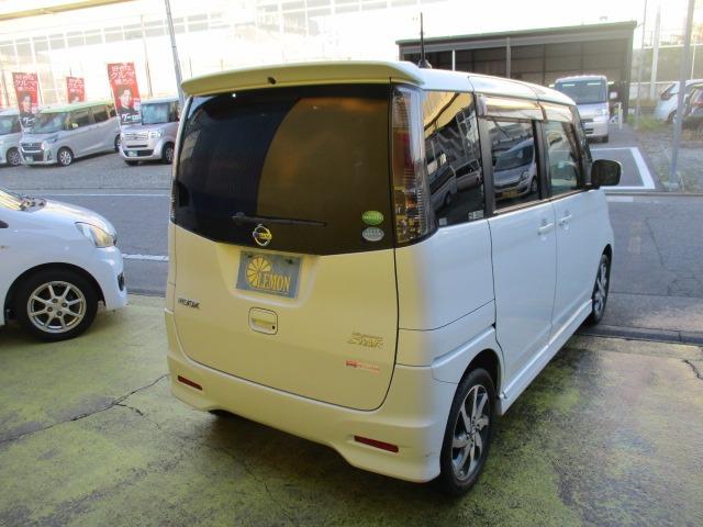 ルークス ハイウェイスター　グー故障診断済　車検２年　保証　禁煙　地デジ社外ナビ　プッシュスタート　スマートキー　ＥＴＣ　パワースライドドア　オートエアコン　ＨＩＤ　フォグライト　ウインカーミラー　ベンチシート　ＡＷ（12枚目）