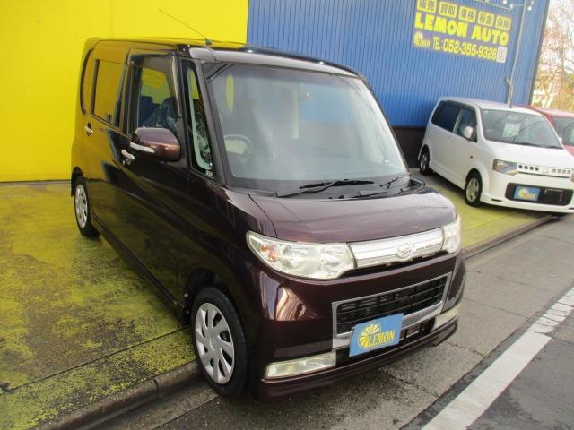 タント カスタムXリミテッド グー故障診断済 車検2年 保証 禁煙 地デジ純正ナビ Bluetooth DVD スマートキー ETC パワースライドドア HID フォグライト ウインカーミラー オートエアコン 取説(10枚目)