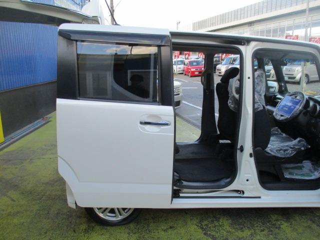 N-BOXカスタム G・Lパッケージ グー故障診断済 車検2年 整備付 保証 禁煙 フルセグ社外HDDナビ DVD Rカメ プッシュスタート スマートキー ETC 両パワースライドドア オートエアコン HID ウインカーミラー AW(52枚目)