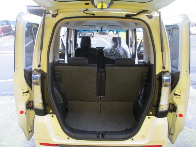 N-BOXカスタム G・Lパッケージ グー故障診断済 車検2年 整備付 保証 禁煙 フルセグ社外HDDナビ DVD Rカメ プッシュスタート スマートキー ETC 両パワースライドドア オートエアコン HID ウインカーミラー AW(53枚目)