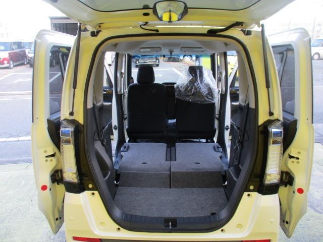 N-BOXカスタム G・Lパッケージ グー故障診断済 車検2年 整備付 保証 禁煙 フルセグ社外HDDナビ DVD Rカメ プッシュスタート スマートキー ETC 両パワースライドドア オートエアコン HID ウインカーミラー AW(55枚目)