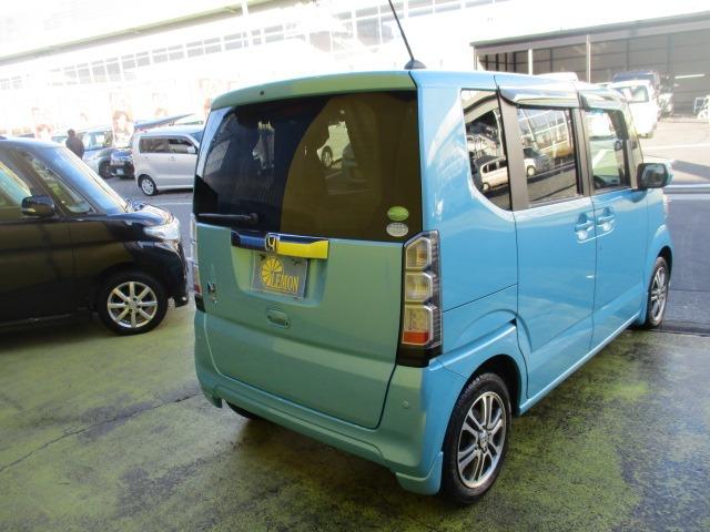 N-BOX G・Lパッケージ グー故障診断済 車検R9年5月 整備付 保証 禁煙 地デジ純正ナビ Bluetooth DVD Rカメ プッシュスタート スマートキー ETC パワ-スライドドア 衝突軽減ブレーキ ドラレコ AW(12枚目)