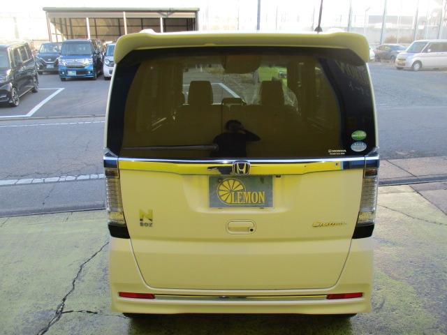 N-BOXカスタム G・ターボLパッケージ グー故障診断済 車検2年 保証 禁煙 フルセグ社外HDDナビ Rカメ プッシュスタート スマートキー ETC 両パワースライドドア オートエアコン クルコン HID AW 取説(13枚目)