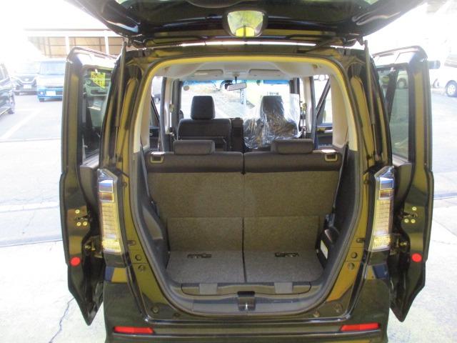N-BOXカスタム G・Lパッケージ グー故障診断済 車検R9年3月 保証 禁煙 フルセグ純正ナビ Bluetooth Rカメ プッシュスタート スマートキー ETC 両パワースライドドア ドラレコ オートエアコン HID AW 取説(57枚目)