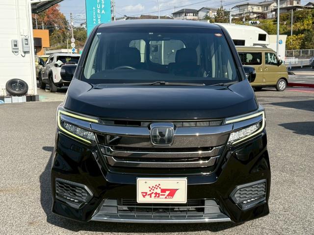 ステップワゴンスパーダ スパーダ・クールスピリット　ホンダセンシング　ワンオーナー　ＬＥＤヘッドライト　スマートキー　衝突軽減ブレーキ　純正９インチナビ　後席モニター　ＥＴＣ　バックカメラ　両側パワースライドドア　左右シートヒーター　パドルシフト　純正エンジンスターター（2枚目）