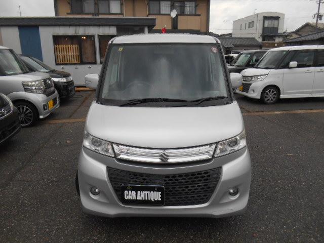 パレットSW TS ターボ タイミングチェーンモデル スマートキー プッシュスタート ナビ CD/DVD再生 純正アルミ 両側パワースライドドア HIDライト フォグライト エアロ Wエアバック ABS 盗難防止装置(8枚目)