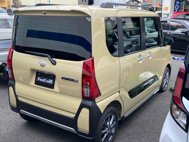 タント ファンクロス　両側電動スライドドア　クリアランスソナー　レーンアシスト　衝突被害軽減システム　オートライト　ＬＥＤヘッドランプ　ヘッドライトウォッシャー　スマートキー　アイドリングストップ　電動格納ミラー（15枚目）