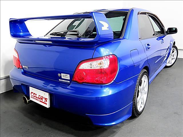 インプレッサ ＷＲＸ　２００３　Ｖリミテッド　エアロパーツ　特別仕様車　ナビフルセグ　スポーツＡＴ搭載　ＨＩＤ　タワーバー　タイミングベルト交換済　大型リアスポイラー　専用スポーツシート　４ＷＤ　ターボ　フォグカバー　リアワイパー（3枚目）