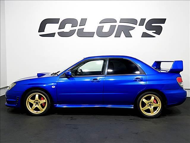 インプレッサ ＷＲＸ　ＷＲ－リミテッド　２００５　特別仕様車　Ｆ型　ＴＥＩＮ車高調　ＨＩＤ　柿本改マフラー　専用スポーツシート　４ＷＤ　ターボ　ＲＡＹＳ製鍛造１７ＡＷ　エアロパーツ　大型リアスポイラー　レッドキャリパー　ＢＬＩＴＺエアクリーナー（8枚目）