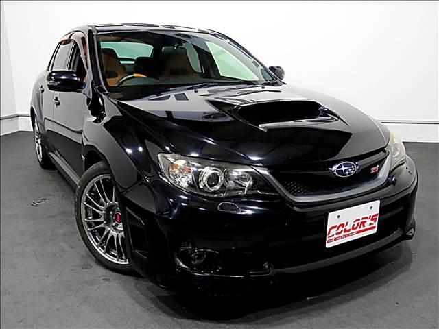 インプレッサ ＷＲＸ　ＳＴＩ　Ａライン　オレンジレザーシート　スマートキー　ＳＴＩ１８ＡＷ　パドルシフト　スポーツＡＴ搭載　プッシュスタート　フォグランプ　ＳＩドライブ　４ＷＤ　ターボ　ＨＩＤ（2枚目）