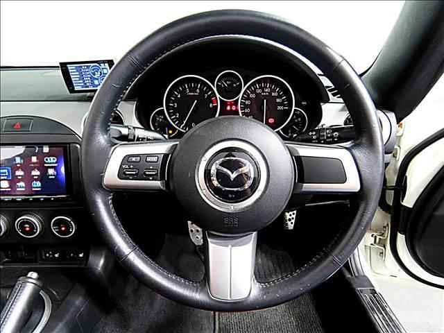 ロードスター ＲＳ　２０周年記念車　ＨＫＳ車高調　ＲＥＣＡＲＯ製純正シート　スマートキー　シートヒーター　６速　ＭＴ　オープン　バックカメラ　純正アルミ　ＥＴＣ（18枚目）