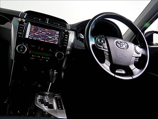 カムリ ハイブリッド　レザーパッケージ　買取車　エアロパーツ　ブラックレザーシート　ハイブリッド　ＬＥＤヘッドライト　フォグランプ　純正ナビＢカメラ　スマートキー　シートヒーター　プッシュスタート（13枚目）