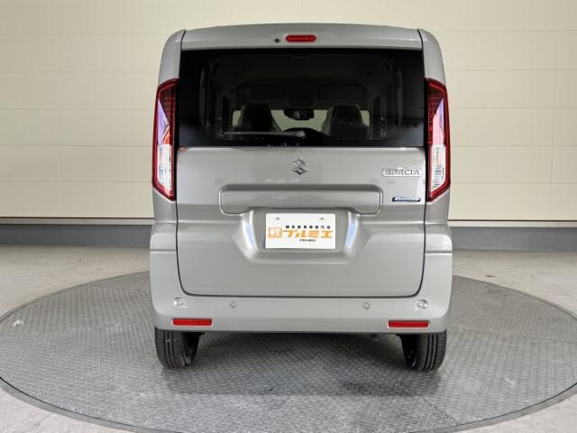 スペーシア ハイブリッドG 届出済未使用車 スズキセーフティサポート 両側スライドドア LEDライト スマートキー オートライト オートエアコン 電動格納ミラー 軽自動車(9枚目)