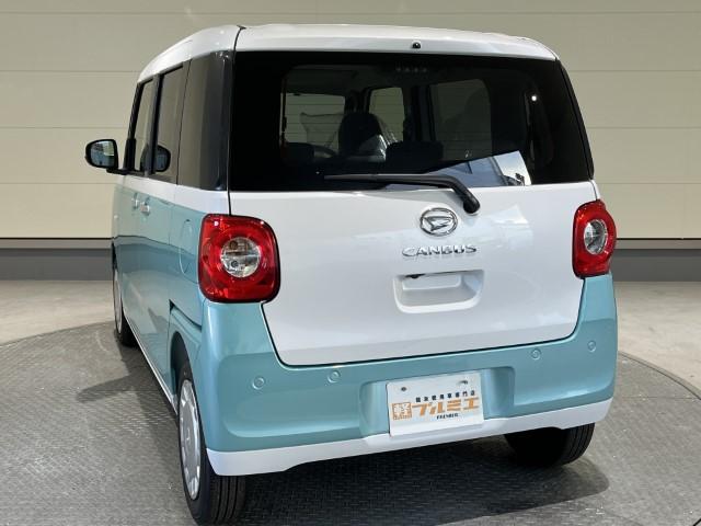 ムーヴキャンバス ストライプスＸ　届出済未使用車　衝突軽減ブレーキ　両側電動スライドドア　電動格納ミラー　アームレスト　シートリフター　ＵＳＢ充電ソケット　アイドリングストップ　オートエアコン　スマートキー　プッシュスタート　軽自動車（10枚目）