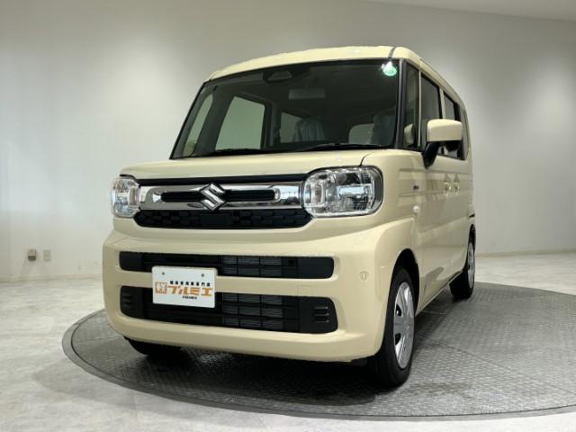 スペーシア ハイブリッドＧ　届出済未使用車　スズキセーフティサポート　両側スライドドア　ＬＥＤライト　スマートキー　オートライト　オートエアコン　電動格納ミラー　軽自動車（4枚目）