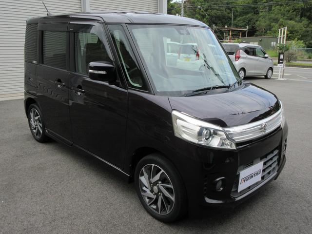 スペーシアカスタム ＴＳ　１オーナー　スマートキー　ナビ　地デジ　ターボ　ＥＴＣ　ＨＩＤライト　バックカメラ　両側電動スライドドア　レーダーブレーキサポート　オートエアコン（4枚目）