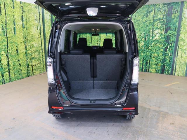 G・ターボパッケージ 両側パワスラ 禁煙車 クルーズコントロール 純正14インチアルミ HIDヘッド スマートキー オートライト SDナビ ETC バックモニター フォグライト プライバシーガラス(28枚目)