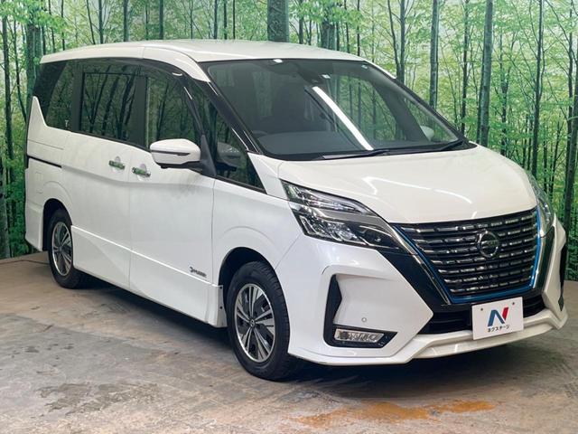 セレナ ｅ－パワー　ハイウェイスターＶ　純正１０型ナビ　全周囲カメラ　両側電動スライド　ＥＴＣ　ＬＥＤヘッドライト　クルーズコントロール　インテリキー　エマージェンシーブレーキ　車線逸脱防止　本革巻きステアリング（10枚目）