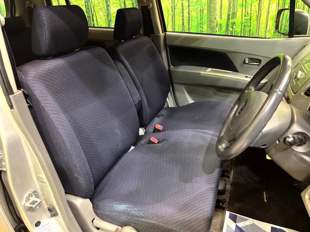 ワゴンR FXリミテッド スマートキー オートエアコン 純正14インチアルミ 純正オーディオ アームレスト シートリフター 電動格納ドアミラー バニティミラー 禁煙車(9枚目)