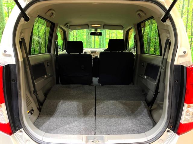 ワゴンR FXリミテッド スマートキー オートエアコン 純正14インチアルミ 純正オーディオ アームレスト シートリフター 電動格納ドアミラー バニティミラー 禁煙車(11枚目)