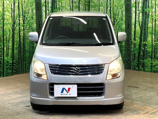 ワゴンR FXリミテッド スマートキー オートエアコン 純正14インチアルミ 純正オーディオ アームレスト シートリフター 電動格納ドアミラー バニティミラー 禁煙車(15枚目)