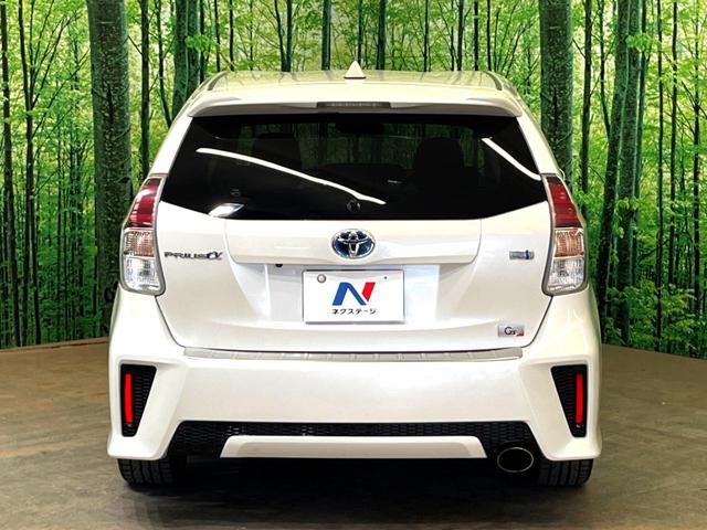 プリウスアルファ Sツーリングセレクション・G’s 純正SDナビ バックカメラ フルセグTV 専用ハーフレザーシート LEDヘッドライト 本革巻きステアリング ETC スマートキー 禁煙車 純正18インチAW ドライブレコーダー(10枚目)