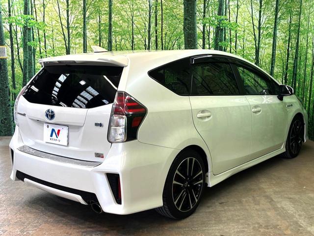 プリウスアルファ Sツーリングセレクション・G’s 純正SDナビ バックカメラ フルセグTV 専用ハーフレザーシート LEDヘッドライト 本革巻きステアリング ETC スマートキー 禁煙車 純正18インチAW ドライブレコーダー(12枚目)