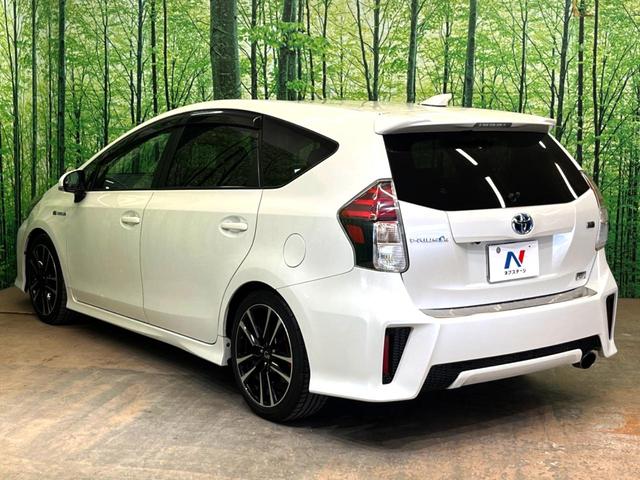 プリウスアルファ Sツーリングセレクション・G’s 純正SDナビ バックカメラ フルセグTV 専用ハーフレザーシート LEDヘッドライト 本革巻きステアリング ETC スマートキー 禁煙車 純正18インチAW ドライブレコーダー(22枚目)