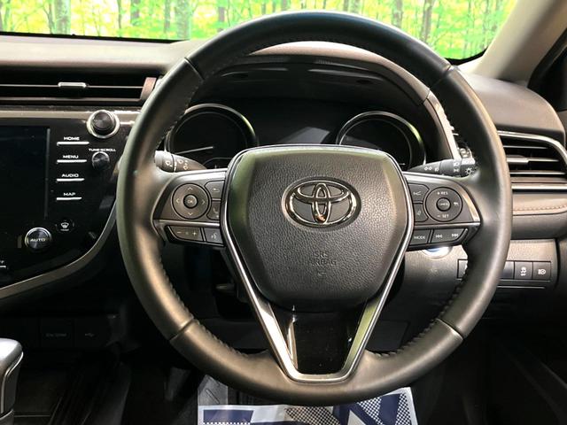 カムリ Ｇ　純正８型ＤＡナビ付　トヨタセーフティセンス　ＨＵＤ　クリアランスソナー　ＢＳＭ　パワーシート　ＬＥＤヘッドライト　レーダークルーズコントロール　衝突軽減　車線逸脱防止　バックカメラ　ＥＴＣ　禁煙車（12枚目）