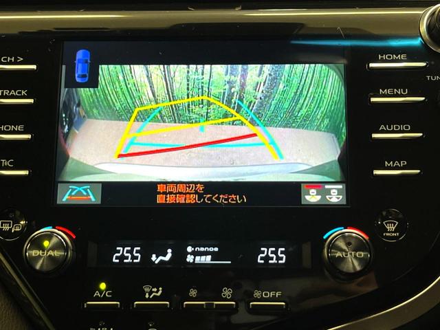 カムリ Ｇ　純正ＤＡナビ付　バックカメラ　ＥＴＣ　トヨタセーフティセンス　レーダークルーズコントロール　衝突軽減　車線逸脱防止　オートハイビーム　ＬＥＤヘッドライト　スマートキー　パワーシート（4枚目）
