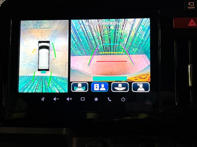 スペーシアカスタム ハイブリッドXS メーカー9型ナビ 全周囲カメラ 両側電動スライド レーダークルーズ シートヒーター ステアリングヒーター ETC HUD スマートキー 本革巻きステアリング LEDヘッドライト 禁煙車(4枚目)